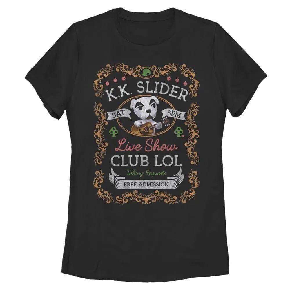 Animal Crossing - KK Slider Club LOL Poster -  T-Shirt